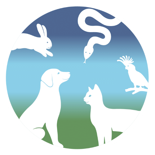 Pet Care Vet Hospital logo mark - outline